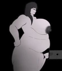 1futa alternate_body_type animated balls big_ass big_breasts black_hair bouncing_breasts bush chubby chubby_futa completely_nude erect_penis erection fleshlight futanari monochrome monoe nipples no_sound pubic_hair sex_toy short_playtime shorter_than_10_seconds small_penis standing sweatdrop tagme thick_thighs thrusting toy video voluptuous voluptuous_futa yume_nikki yumefreaky