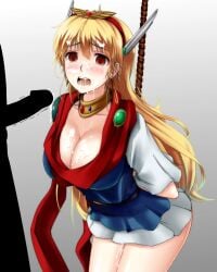 akazukin_chacha bondage crying crying_with_eyes_open cum cum_on_breasts facial female magical_princess male open_eyes penis