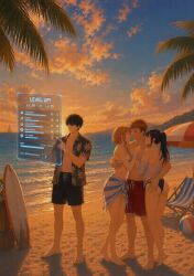 1boy 1girls ai_generated big_penis blonde_hair breasts brother_in_law brother_in_law_and_sister_in_law brown_hair cha_hae_in closed_eyes echoanomaly female friends sister-in-law solo_leveling yoo_jinho