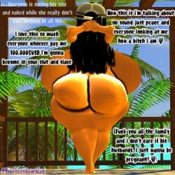 back_view big_ass big_breasts big_thighs dirty_talk hourglass_figure huge_ass huge_breasts hyper_breasts meggy_spletzer nude smg4