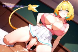 1futa 1girl ai_assisted ai_generated bikini_top biting_own_lip blonde_hair blowjob blue_eyes breasts cleavage colored_tips completely_nude_male cowboy_shot curvy detailed_feet dominant_futa dutch_angle dynamic_pose erect_cock erect_nipples fang femdom full_body futa_dominating_male futa_on_male futadom hair_intakes hand_on_own_hip happy head_tilt large_breasts light_particles light_smile looking_at_viewer massive_tits masturbating multicolored_hair official_style oiled_skin parted_lips pink_dress portrait school screencap short_hair simple_background smile submissive_male symbol_shaped_pupils tail yellow_pupils