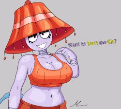 1girls 2026 breasts crop_top fanart fanart_from_twitter female female_only lampshay oc original_character tagme tagme_(character)