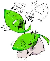 battle_for_dream_island battle_for_dream_island_again bfb bfdi bfdia leafy_(bfdi) masturbation object_shows penile_masturbation pillow_humping stroking_penis tentacle_penis yaoihet