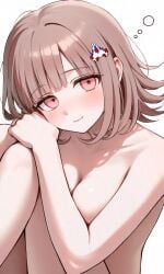 ai_generated breasts cute danganronpa danganronpa_2:_goodbye_despair nanami_chiaki nude sleepy tired