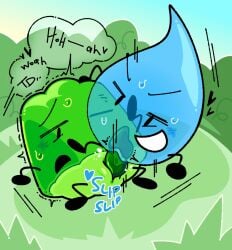 battle_for_dream_island battle_for_dream_island_again bfb bfdi bfdia gelatin_(bfdi) object_shows pussy teardrop_(bfdi) tentacle_penis translucent_body vaginal_penetration yaoihet