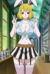 1girl 1girls ai_generated anime breasts carrot_(one_piece) clothing curvy curvy_female curvy_figure eyes female female_only fit hair nsfw one_piece stickyai tits voluptuous