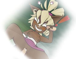 ! 1girls animal_ear ankama blonde_hair breasts cum cum_in_pussy cum_inside cum_on_face ecaflip female gray_eyes grey_eyes male multiple_boys nina_richards penetration penis pussy straight thegalen vaginal_penetration wakfu