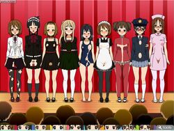 6+boys 6+girls 9girls artist_request azusa_nakano_(k-on!) blush boys embarrassed everyone exhibitionism female human human_only jun_suzuki_(k-on!) k-on! lineup mio_akiyama_(k-on!) multiple_boys multiple_girls nodoka_manabe_(k-on!) on_display open_mouth pettanko pubic_hair pussy_juice ritsu_tainaka_(k-on!) sawako_yamanaka_(k-on!) take_your_pick tears tsumugi_kotobuki_(k-on!) ui_hirasawa_(k-on!) uncensored yui_hirasawa_(k-on!)