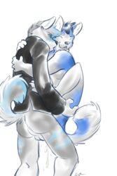 anal anthro busky canine cum cum_inside fur furry gay male yawnilutrova