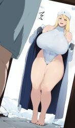 big_breasts huge_breasts setawar_(coco) snow winter_coat