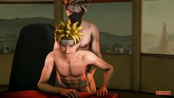 2boys 3d 3d_animation abs age_difference anal anal_sex ass bara bending_over bent_over bent_over_table blonde_hair blue_eyes from_behind from_behind_position front_view fucked_from_behind gay gay_anal giko18 grey_hair hatake_kakashi headband hokage hunk indoors male male_anal male_nipples male_on_male male_only mask moan moaning muscles muscular muscular_male naked naruto naruto_(series) naruto_shippuden nipples nude nude_male office older_dom_younger_sub older_male older_man_and_younger_boy older_penetrating_younger one_eye_covered open_mouth pecs pubic_hair pubic_hair_peek sound spiky_hair tagme teacher teacher_and_student teacher_fucking_student thrusting thrusting_into_ass twink uzumaki_naruto video yaoi younger_male