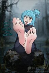 1girls ahe_gao aheagao ahegao_face barefoot black_bodysuit blue_hair creepy creepy_smile creepypasta cyan_hair dangerous dark dark_atmosphere digital_drawing_(artwork) digital_media_(artwork) fairy_tail feet feet_focus feet_together feet_up female fingerless_gloves fog foggy foggy_background foot_fetish foot_focus foot_play footjob_tease forrest hand_drawn handdrawn handdrawn_art lake looking_at_viewer luma_(rogueserpent) luring messy_bun messy_hair mist oc original original_art original_artwork original_character outdoors outside playful playful_expression playful_face playful_smile pov pov_eye_contact rogueserpent scary scary_eyes scary_smile seductive seductive_look siren sitting_on_rock sole_female soles soles_female soles_focus solo solo_female solo_focus spandex swamp toes top_knot tounge tounge_out toungue_out vhs vhs_filter white_eyes woods