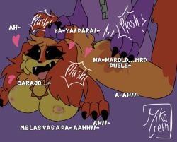 anthro anthro_on_anthro anthro_only canine catnap catnap_(poppy_playtime) critters_(poppy_playtime) dogday dogday_(poppy_playtime) doggy domestic_cat domestic_dog feline furry_only mika_reth no_humans orange_fur orange_skin poppy_playtime poppy_playtime_(chapter_3) purple_fur purple_skin rule_63 sex smiling_critters tagme