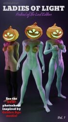 0jellywire0 3d 3girls ana_bray asian asian_female awoken blue_body blue_skin bodypaint breasts bungie destiny_(game) destiny_2 faceless_female female female_only functionally_nude functionally_nude_female guardian_(destiny) hairy_pussy halloween hand_on_breast holding_breast hunter_(destiny) magazine_cover mara_sov mask nipples nude nude_female paint petra_venj practically_nude pubes pubic_hair pumpkin pussy small_breasts tagme thighhighs thighs