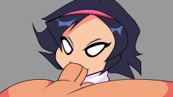 1girls animated asian_female friday_night_funkin hilder nene_(newgrounds) newgrounds sucking sucking_dick tagme