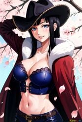 ai_generated female female_only nico_robin one_piece rusher_ai_art