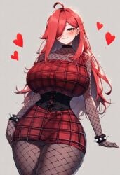 ai_generated ass ass_grab big_ass big_breasts bodystocking breasts chile female female_only long_hair neneefthy neneefthy_(irl) pink_eyes pink_hair simple_background solo solo_female thick_ass thick_thighs thighs twitch twitch.tv twitter youtube youtube_hispanic youtuber youtubers