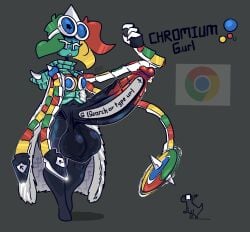 1futa antivirus big_balls big_futa bottomless chrome chromium_g.url_(generalplorp) clothed clothing dinosaur_(google_chrome) erection futa_only futanari generalplorp giant_cock gigantic_penis google google_chrome hoodie huge_cock humanoid humanoid_penis partially_clothed penis personification pumps robot robot_girl robot_humanoid robot_joints robot_penis robotic_arm sawblade solo standing t-rex tagme testicles