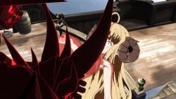 3d anila_(granblue_fantasy) animated arc_system_works berserker big_breasts big_nipples black_body breast_squish breasts completely_nude completely_nude_female completely_nude_male dnf_duel eye_contact eyebrows eyelashes eyes_rolling_back fave_rando front_view granblue_fantasy granblue_fantasy_versus horns jiggle monster shorter_than_30_seconds tagme vaginal_penetration vaginal_sex video