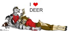 2012 ace_stryker anthro antlers ass balls blonde_hair brown_hair canine cervine deer fellatio football fur furry gay hair hooves horn jockstrap male oral oral_sex partially_clothed penis sex underwear