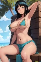 ai_generated bikini female female_only nico_robin one_piece rusher_ai_art