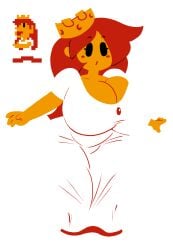 1girls big_breasts breasts cleavage dork_boi female huge_breasts lewd_dorky mario_(series) princess_peach princess_peach_sprite_redraw_(meme) princess_toadstool super_mario_bros._(nes) tagme thick_thighs wide_hips