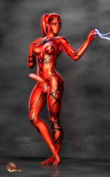 1futa 2012 3d alien alien_futanari balls darth_hell darth_talon erection force_lightning futa_only futa_sans_pussy futanari humanoid intersex lekku lightning nude penis realistic red-skinned_futanari red_skin sith star_wars star_wars:_legacy tattoo testicles the_force twi'lek