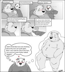 balls bear blush bod canine chubby comic furry gay jakegr kanon male no_humans nude overweight panda penis romantic slice_of_life