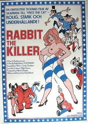 1girls brother_rabbit coonskin detective_madigan female high_heels lowres male miss_america_(coonskin) movie_poster official_art old_man_bone pappy poster preacher_fox preacherman queen rabbit_the_killer ralph_bakshi randy sampson street_fight swedish_text tagme text translated