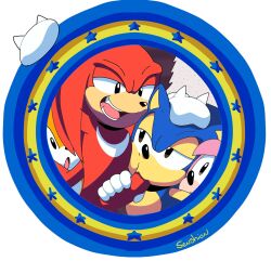 amy_rose blowjob classic_amy_rose classic_sonic classic_tails furry gay hand_on_head knuckles_the_echidna male/male penis senshion sonic_(series) sonic_origins sonic_the_hedgehog sonic_the_hedgehog_(series) tails