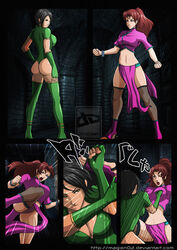 black_orchid killer_instinct kim_wu_(killer_instinct) magion02 tagme thong_leotard