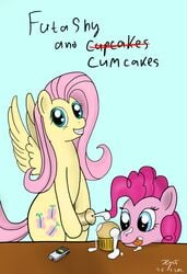 fluttershy_(mlp) friendship_is_magic futanari intersex my_little_pony pinkie_pie_(mlp) smooth_skin xyi