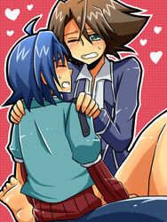 aichi_sendo blue_hair cardfight!!_vanguard tagme toshiki_kai