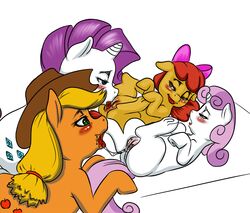 apple_bloom_(mlp) applejack_(mlp) earth_pony equine female female_only friendship_is_magic fur infinityplus1 multiple_females my_little_pony pony rarity_(mlp) smooth_skin sweetie_belle_(mlp) yuri