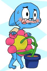 2boys cartoon_network fellatio gay gumball_watterson implied_oral leslie leslie_(tawog) male/male oral tagme the_amazing_world_of_gumball yaoi