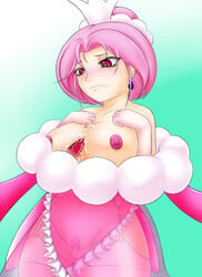 blush breasts clothes color cum female humanized jellicent male nipple paizuri penis pink_eyes pink_hair pokemon pubes pubic_hair tama vagina