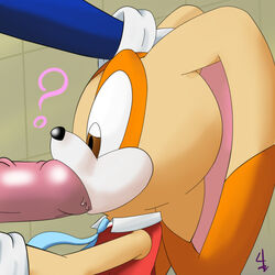 cream the rabbit from sonic (series) by fourball