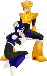 giaru_(artist) male_only mega_man mega_man(classic) mega_man_3 shadow_man_(mega_man) tagme top_man