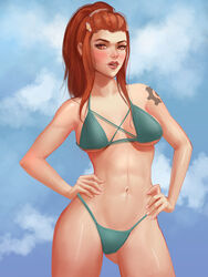 brigitte from overwatch by paskudaka