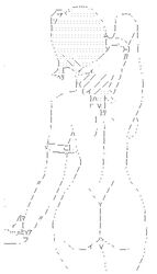 armband ascii back_view masane_amaha pussy tagme text witchblade