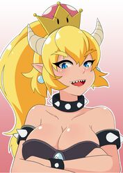 bowsette from mario (series) by shoggoth 329