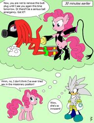 3pac anthro crossover echidna female friendship_is_magic fur knuckles_the_echidna male malesub mammal monotreme my_little_pony pinkie_pie_(mlp) silver_the_hedgehog sonic_(series) straight straight_hair tagme