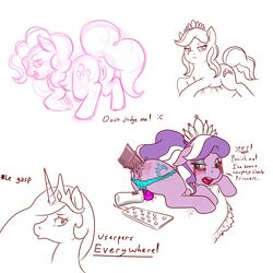 diamond_tiara_(mlp) friendship_is_magic infinityplus1 my_little_pony pinkie_pie_(mlp) princess_celestia_(mlp) straight_hair