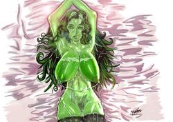 bongo_(artist) green_skin marvel she-hulk tagme