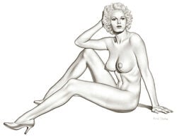 jean_harlow markblanton monochrome pinup tagme