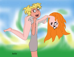 candace_flynn disney female helix human jeremy_johnson male nipples phineas_and_ferb straight tagme