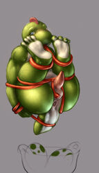 anus ass bondage bound egg feet male male_only mario_(series) mot nintendo nude penis shiny solo tongue yoshi