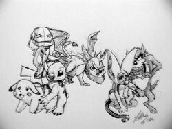 avatar_legends avatar_the_last_airbender ben_10 crossover disney dragon echo_echo experiment_(species) fur interspecies lilo_and_stitch looney_tunes male male_only mammal marsupial michel_89angelus momo_(avatar) monochrome nickelodeon nintendo oral_sex pikachu pokemon sketch smooth_fur spyro_the_dragon stitch tasmanian_devil tasmanian_devil_(looney_tunes) traditional_media_(artwork) winged_lemur yaoi