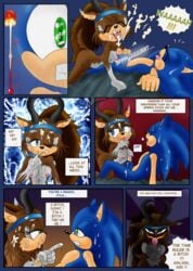 anthro breasts color comic cylia_the_antelope female fur furry hedgehog male nude penis raianonzika sonic_(series) sonic_the_hedgehog tagme