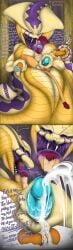 absurd_res anthro apode balls blue bodily_fluids breathe bulge camilla_(undifinder) cum draconcopode fangs felid female female_pred genital_fluids genitals handjob hi_res imminent_vore invalid_color invalid_tag large_snake larger_female leaking legless lion male male/female male_prey mammal markings muscular naga open_mouth opening_mouth orgasm pantherine pattern_(disambiguation) penile penis quad_eyes queen red reptile rody royalty saliva scales scalie sequence serpentine sex shaded shiny_(disambiguation) simple_background size_difference smaller_male snake tattoo teasing teeth text undifinder vore wet